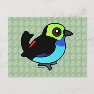 Carte Postale Tanager Paradise Birdorable