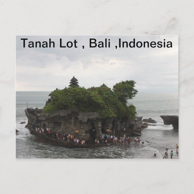 Carte Postale Tanah Lot, Bali, Indonésie (Devant)