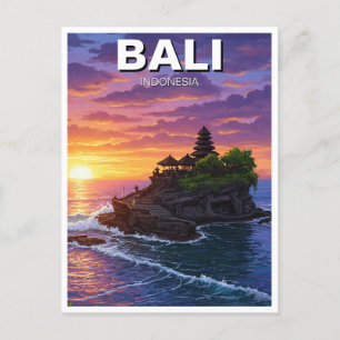 Carte Postale Tanah Lot Bali Indonésie Voyage