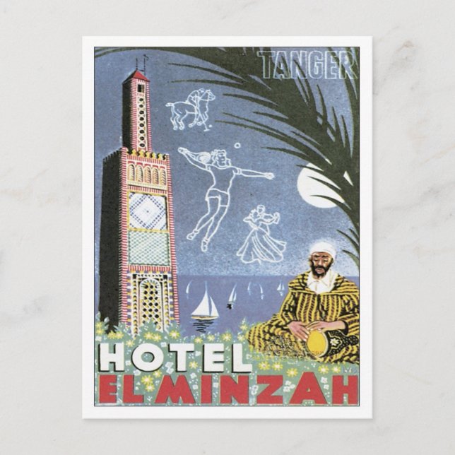 Carte Postale Tangier vintage Maroc (Devant)