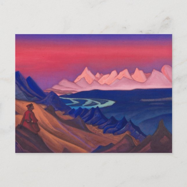 Carte Postale Tanglha, Chanson de Shambhala par Nicholas Roerich (Devant)