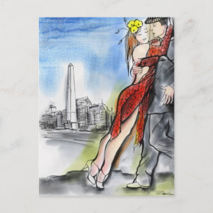 Carte Postale Tango de Buenos Aires