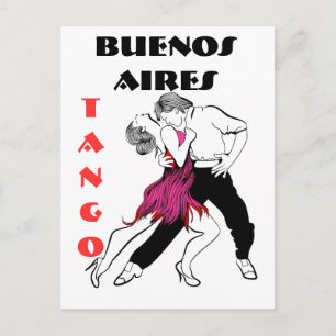 Carte Postale Tango de Buenos Aires