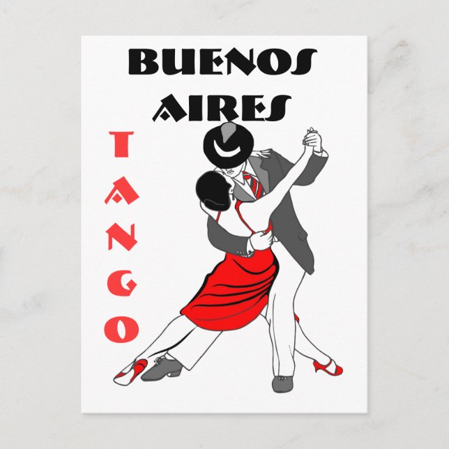 Carte Postale Tango de Buenos Aires (Devant)