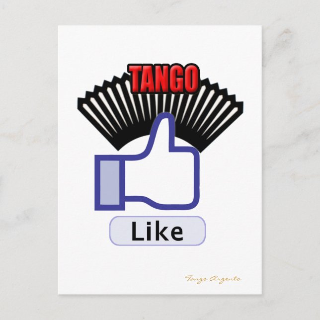 Carte Postale Tango FB (Devant)