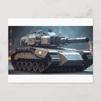 Carte Postale Tank d'une réalité alternative