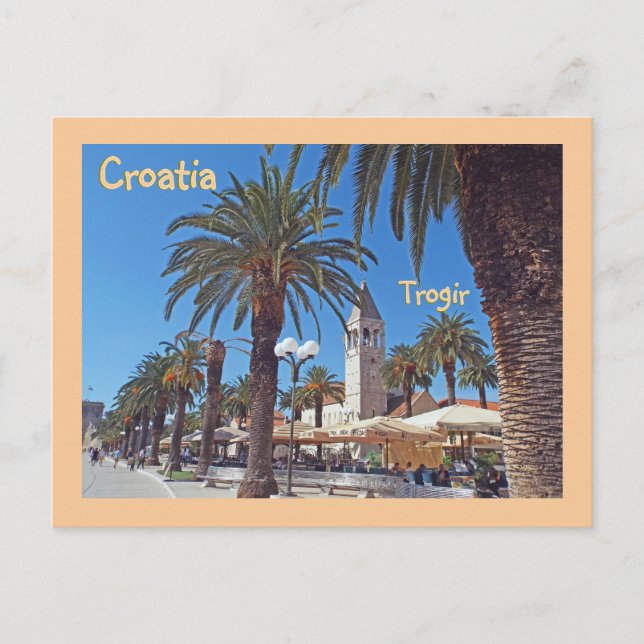 CARTE POSTALE TANTALISATION DU TROGIR, CROATIE (Devant)
