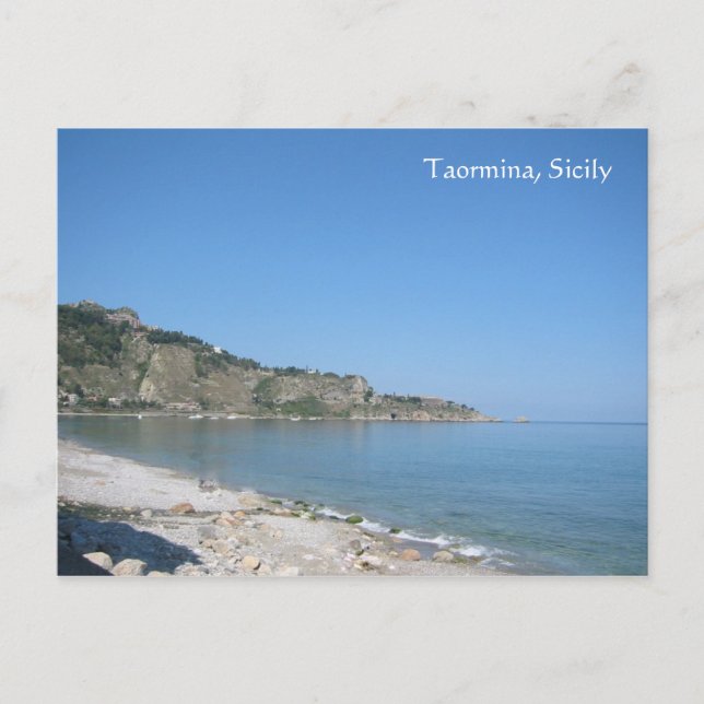 Carte Postale Taormina, Sicile (Devant)