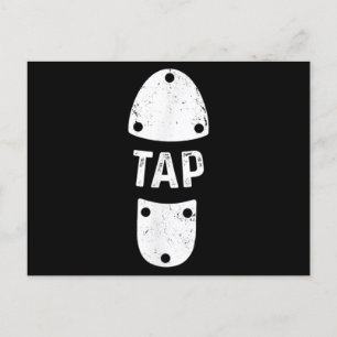 Carte Postale Tap Dancer Chaussure Tap Dance