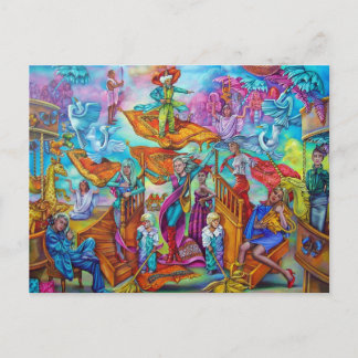 Carte Postale Tapis magique