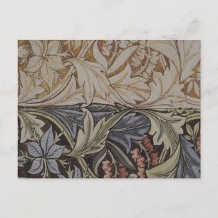 Carte Postale Tapisserie de Jacinthe de William Morris Botanique