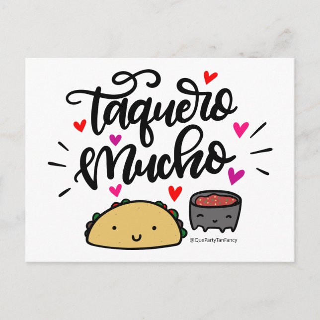 Carte Postale Taquero Mucho (Devant)