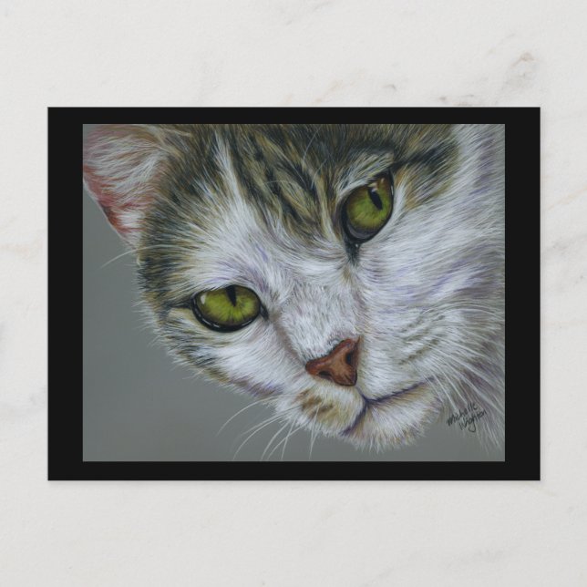 Carte Postale Tara - Art Chat (Devant)