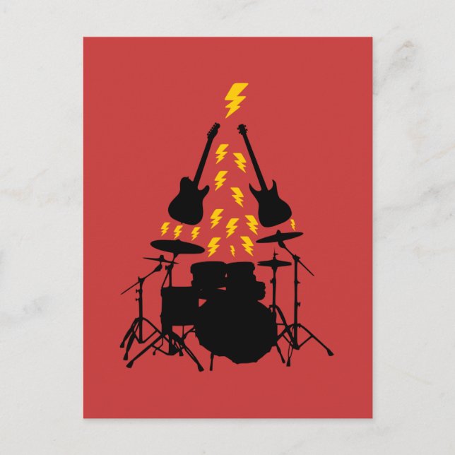 Carte Postale Tarjeta de navidad para músicos Tarjeta de Navidad (Devant)