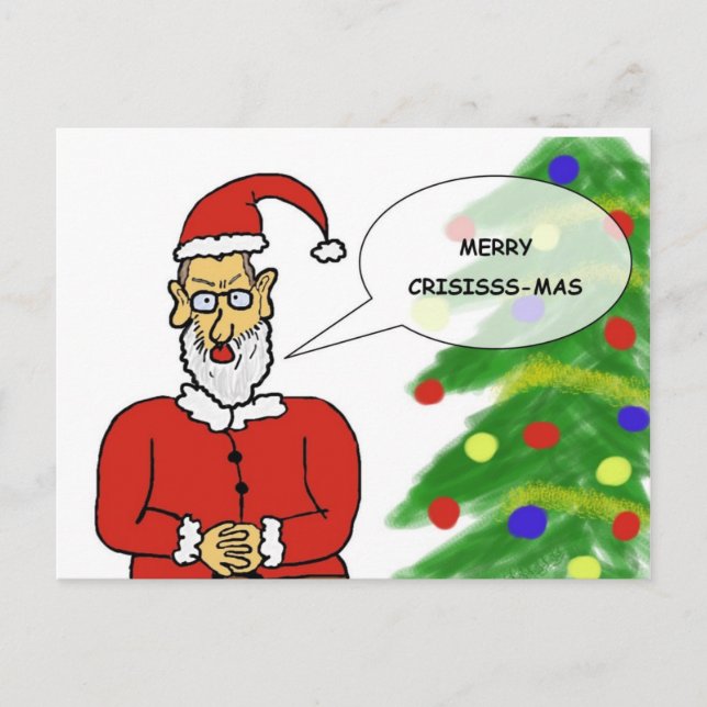 Carte Postale Tarjeta navideña divertida (Devant)
