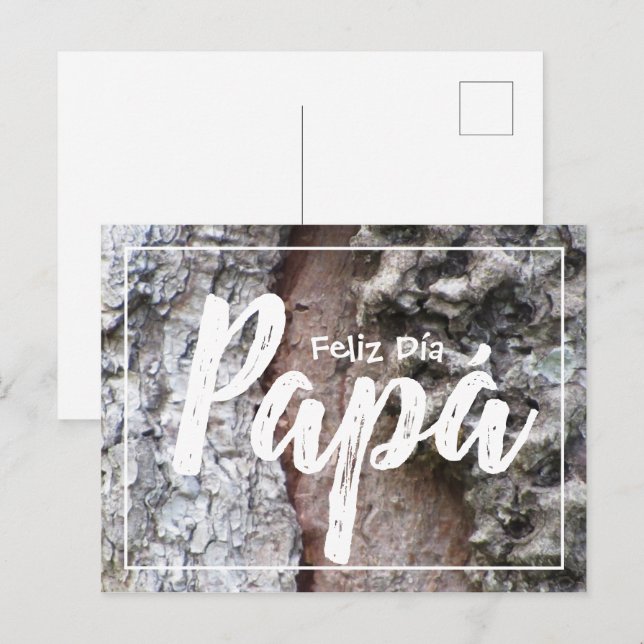 Carte Postale Tarjeta postal - Feliz Día Papá 03 (Devant / Derrière)