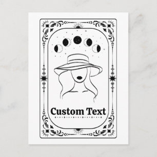 Carte Postale Tarot Astrologie Féministe Capricieuse Zodiaque Pe