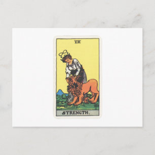 Carte Postale Tarot Kraft Strength