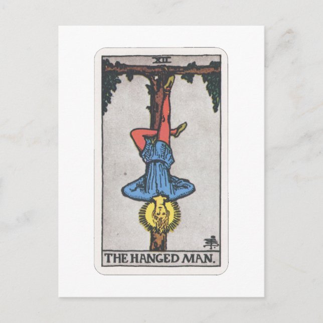 Carte Postale Tarot Le Pendu (Devant)