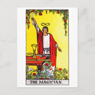 Carte Postale tarot-magicien