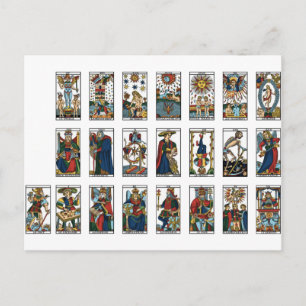 Carte Postale Tarot Major Arcana