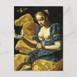 CARTE POSTALE TAROTS ANCIENS RENAISSANCE 18 / LA LUNE