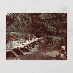 Carte Postale Tarr Steps Exmoor Pont de pierre ancien