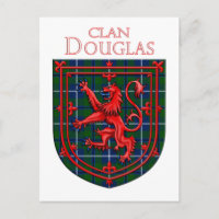 Tartan Douglas écossais Lion Rampant