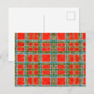 CARTE POSTALE TARTAN MAC BAIN