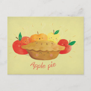 Carte Postale Tarte à la pomme
