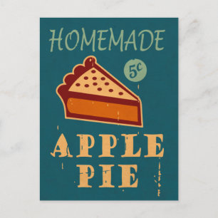 Carte Postale Tarte à la pomme