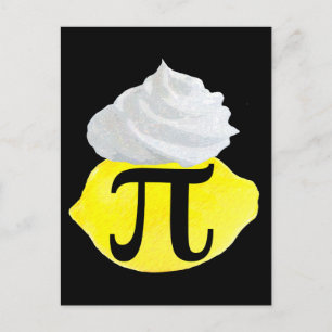 Carte Postale Tarte au citron Méringuée Pi