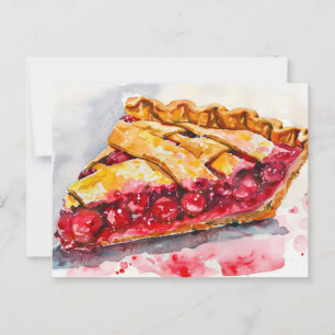 Carte Postale Tarte aux cerises
