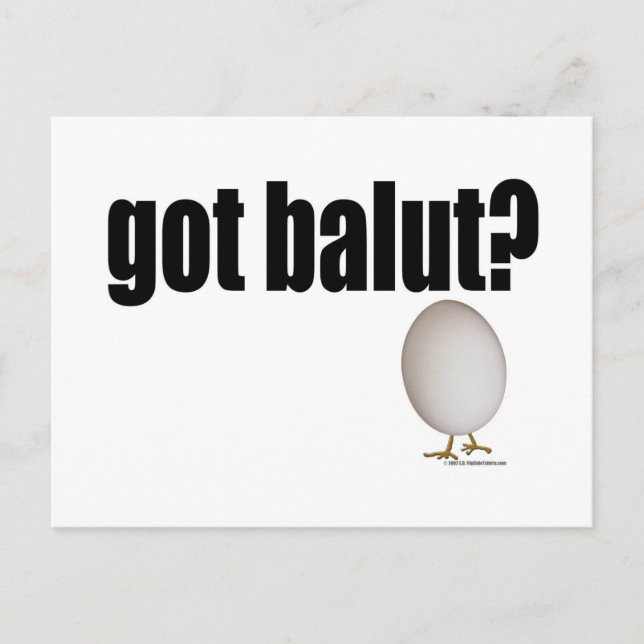 Carte Postale T'as Balut ? (Devant)