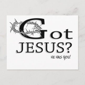Carte Postale T'as eu Jésus ?