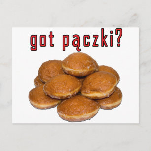 Carte Postale t'as paczki ? Dessert polonais