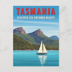 Carte Postale Tasmanie Voilier Australie Voyage