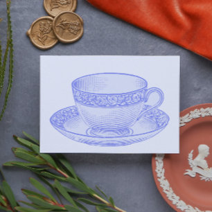 Carte Postale Tasse à thé violette