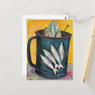 Carte Postale Tasse de poisson