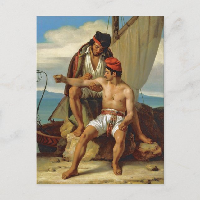 Carte Postale Tatooing a Sailor par Prevost (Devant)