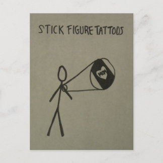 CARTE POSTALE TATOS DE FIGURE DE COUPE