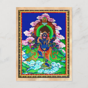 Carte Postale Tatouage cool oriental tibétain thangka Ucchusma