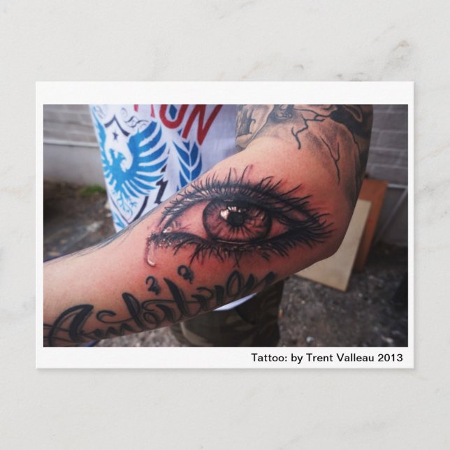 Carte postale tatouage oeil (Devant)