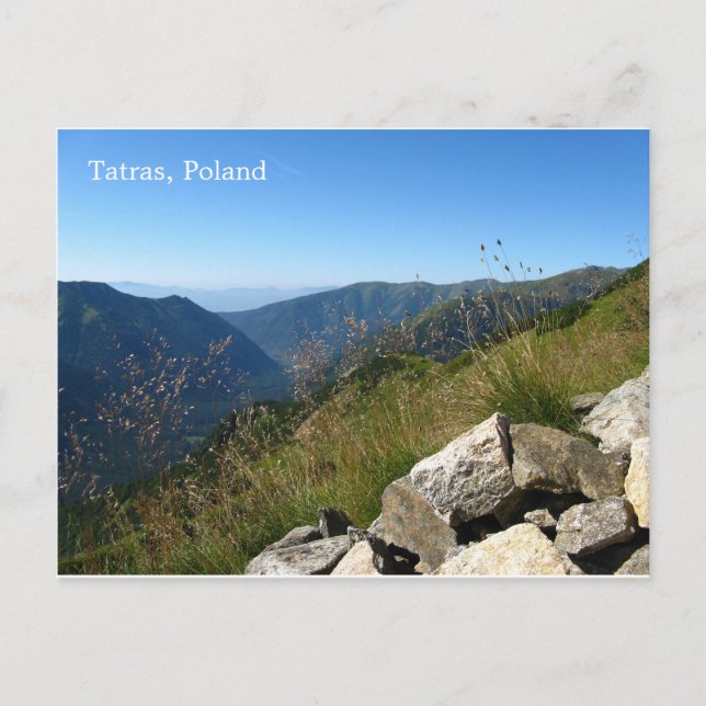 Carte postale Tatras Pologne (Devant)