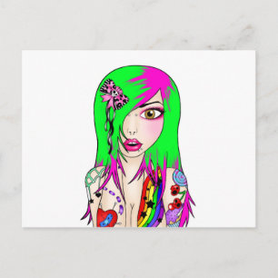 Carte Postale Tatty Lizzie
