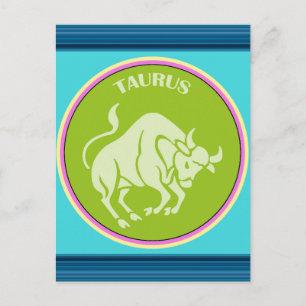 Carte postale Taureau