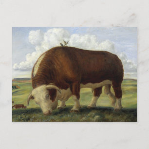 Carte Postale Taureau géant