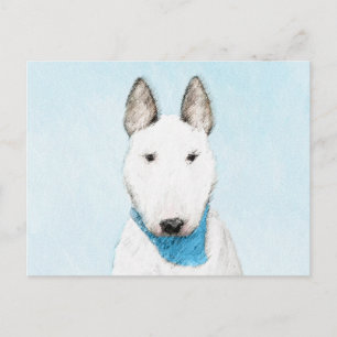 Carte Postale Taureau Terrier - Cute Original Chien Art