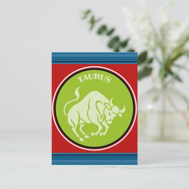 Carte postale Taurus (Debout devant)
