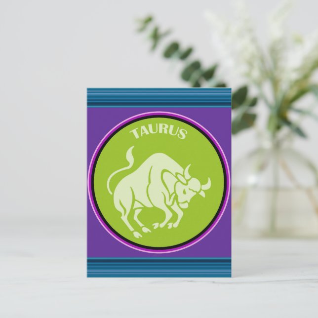 Carte postale Taurus (Debout devant)